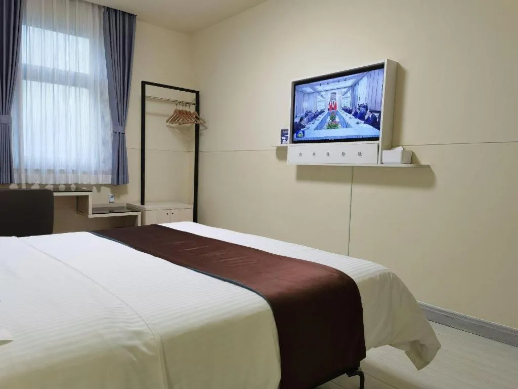 Bed in Jinjiang Inn Taiyuan Longtan Park