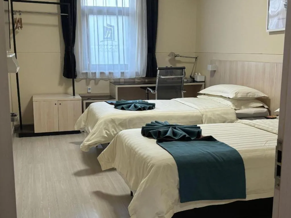 Bed in Jinjiang Inn Taiyuan Longtan Park