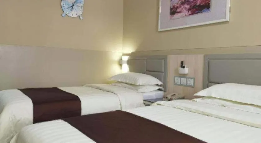 Bed in Jinjiang Inn Taiyuan Longtan Park