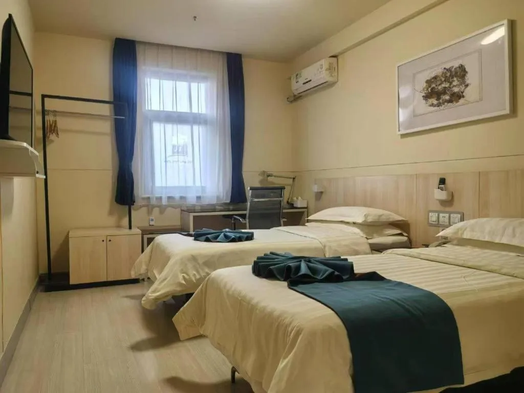 Bed in Jinjiang Inn Taiyuan Longtan Park