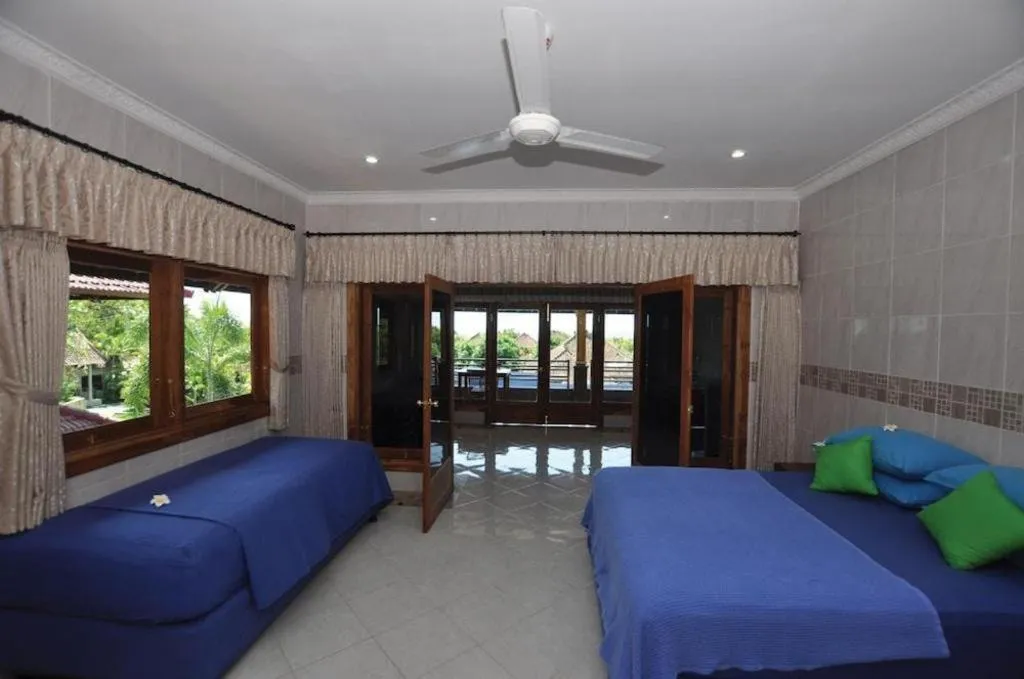 Bed in Tulamben Wreck Divers Resort & Restaurant