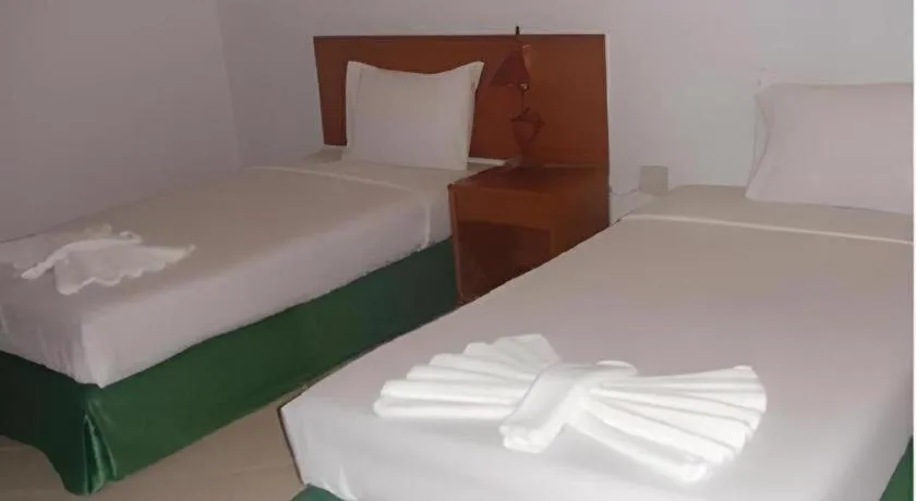 Bed in Ranong Resort & Laguna
