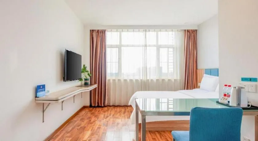 Bed in Shanshui Trend Hotel Beijing International Airport Branch