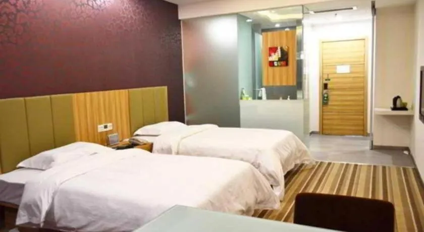 Bed in Shanshui Trend Hotel Beijing International Airport Branch