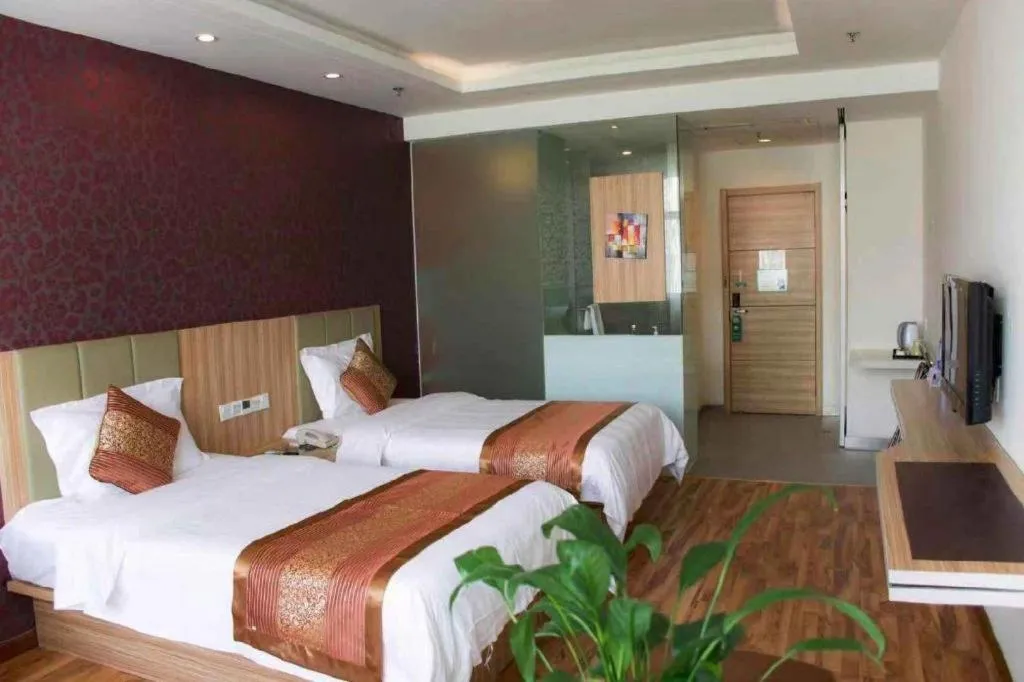 Bed in Shanshui Trend Hotel Beijing International Airport Branch