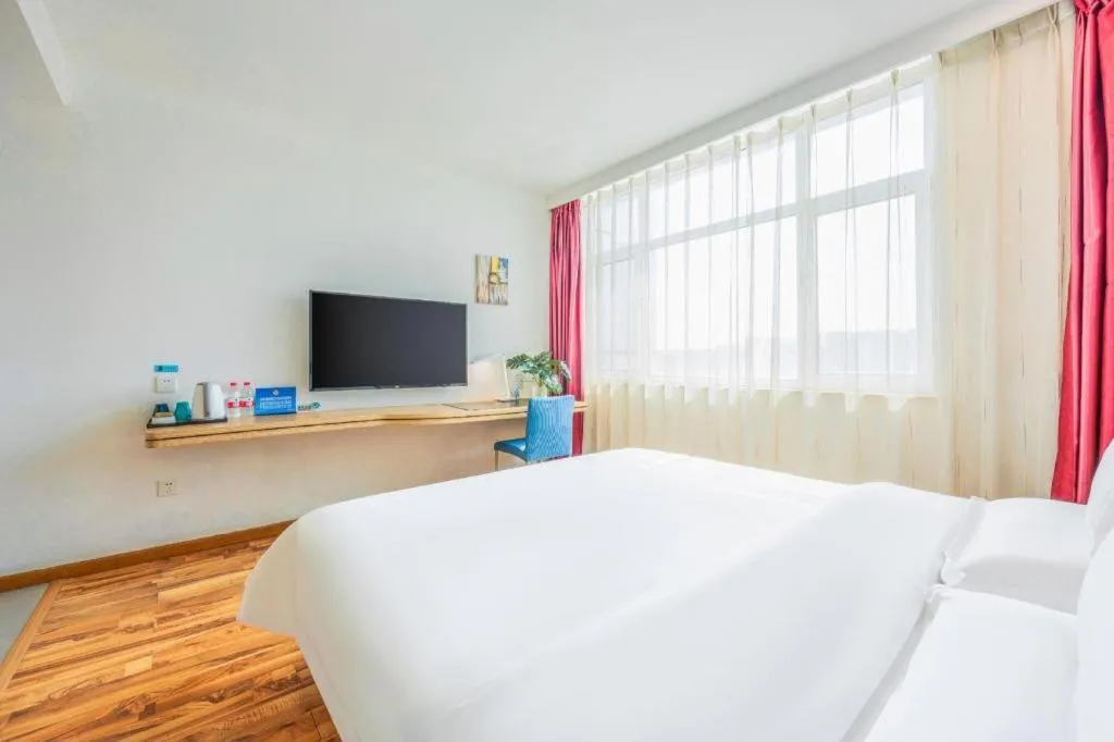 Bed in Shanshui Trend Hotel Beijing International Airport Branch