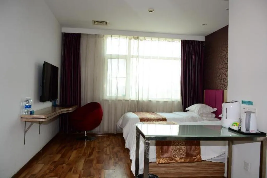 Bed in Shanshui Trend Hotel Beijing International Airport Branch