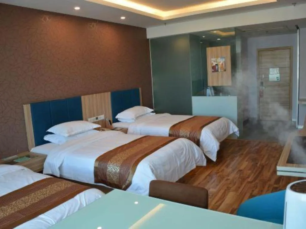 Bed in Shanshui Trend Hotel Beijing International Airport Branch