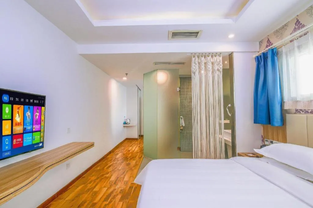 Bed in Shanshui Trend Hotel Beijing International Airport Branch