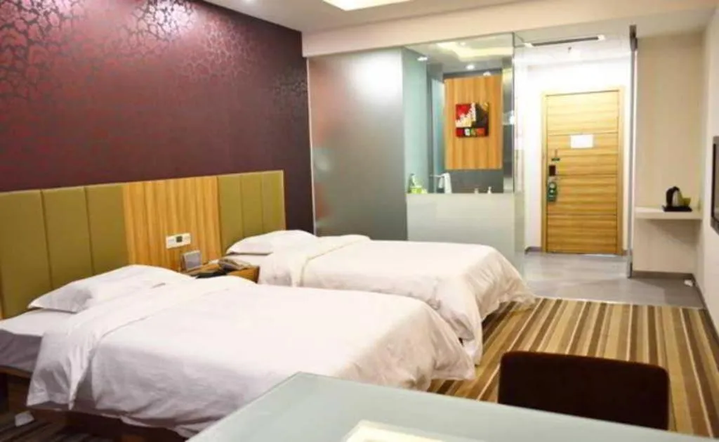 Bed in Shanshui Trend Hotel Beijing International Airport Branch