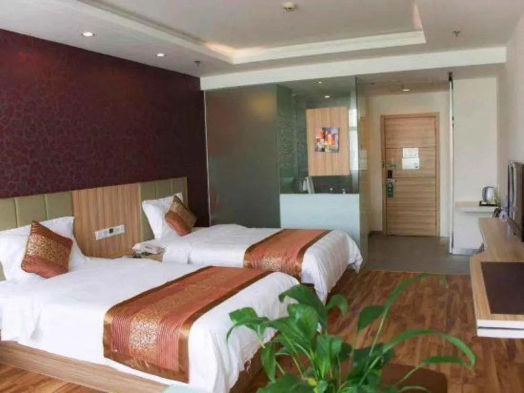 Bed in Shanshui Trend Hotel Beijing International Airport Branch