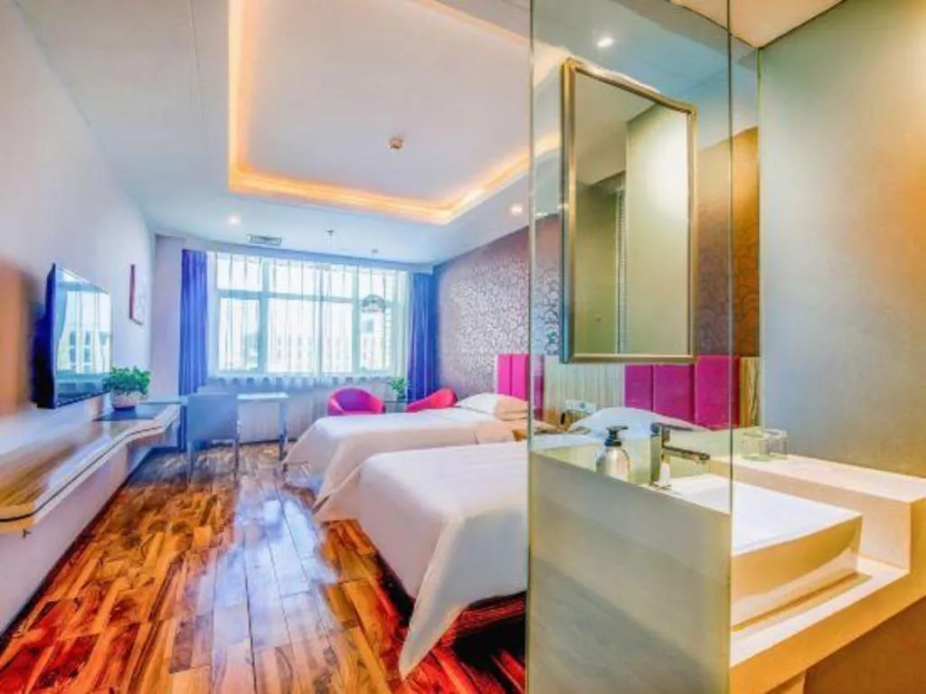 Bed in Shanshui Trend Hotel Beijing International Airport Branch