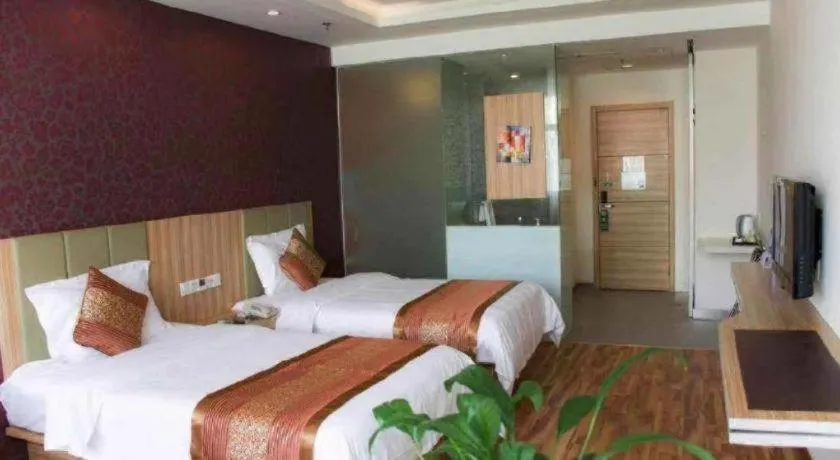 Bed in Shanshui Trend Hotel Beijing International Airport Branch