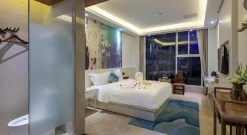 Bed in Huangma Holiday Nanhai Museum Hotel