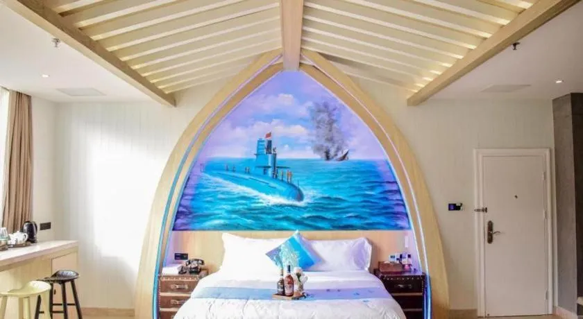 Bed in Huangma Holiday Nanhai Museum Hotel