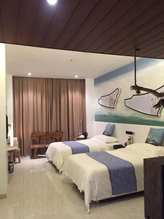 Bed in Huangma Holiday Nanhai Museum Hotel