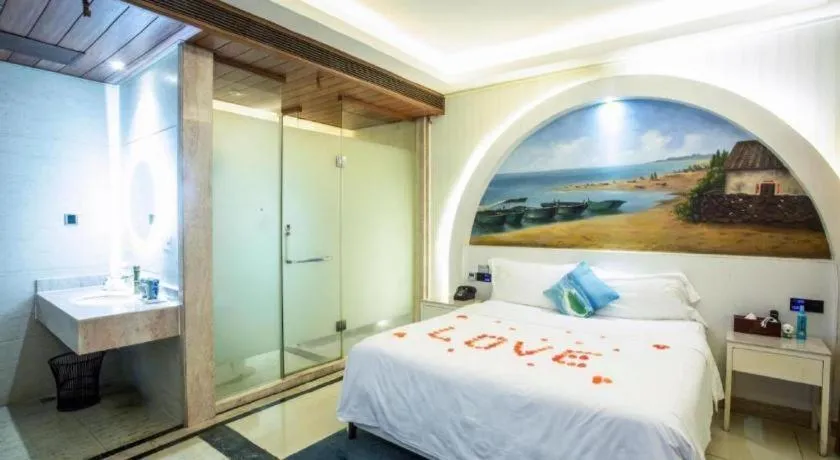 Bed in Huangma Holiday Nanhai Museum Hotel