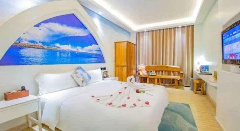 Bed in Huangma Holiday Nanhai Museum Hotel