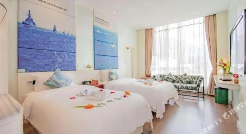 Bed in Huangma Holiday Nanhai Museum Hotel