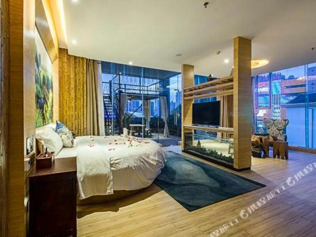 Bed in Huangma Holiday Nanhai Museum Hotel