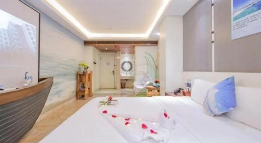 Bed in Huangma Holiday Nanhai Museum Hotel
