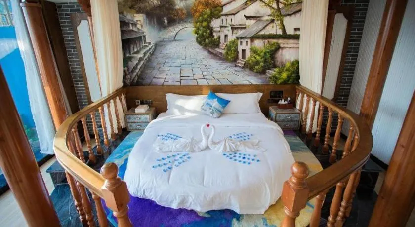 Bed in Huangma Holiday Nanhai Museum Hotel