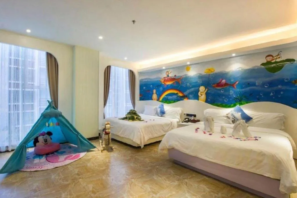 Bed in Huangma Holiday Nanhai Museum Hotel