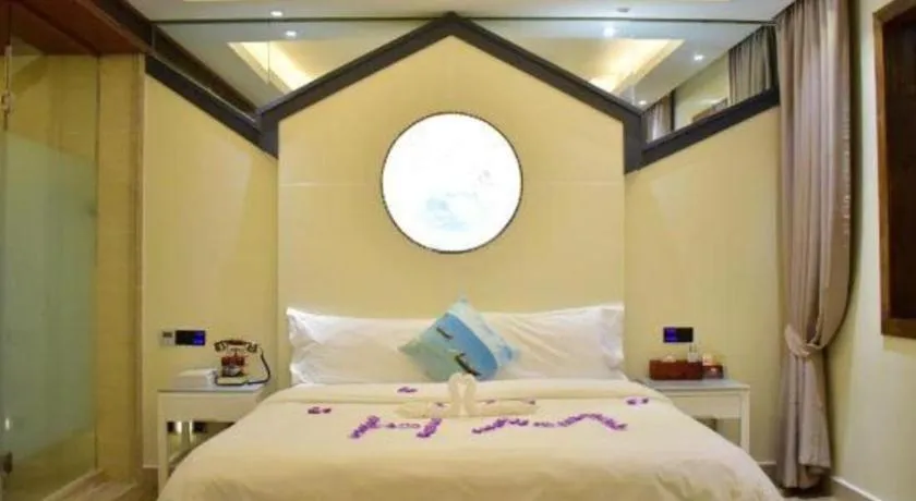 Bed in Huangma Holiday Nanhai Museum Hotel