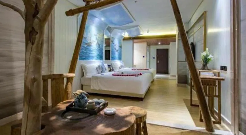 Bed in Huangma Holiday Nanhai Museum Hotel