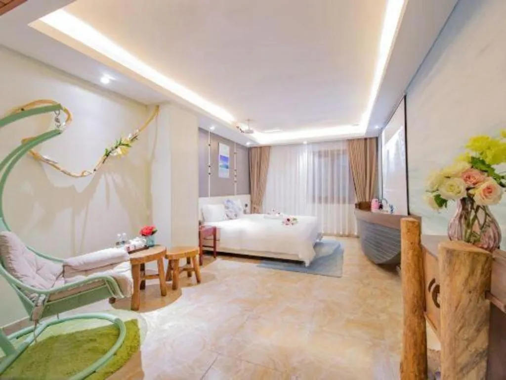 Bed in Huangma Holiday Nanhai Museum Hotel