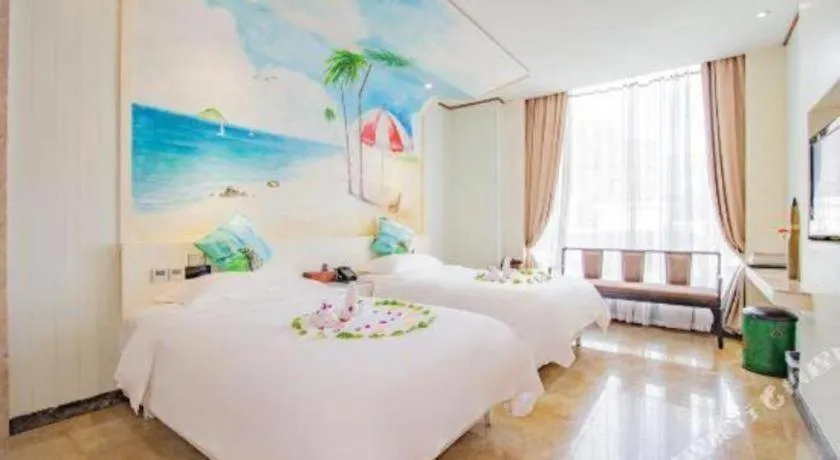Bed in Huangma Holiday Nanhai Museum Hotel
