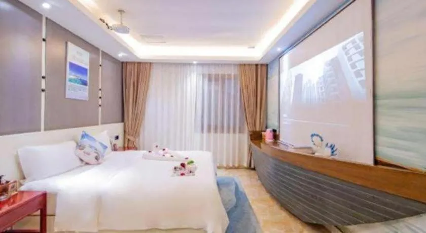 Bed in Huangma Holiday Nanhai Museum Hotel