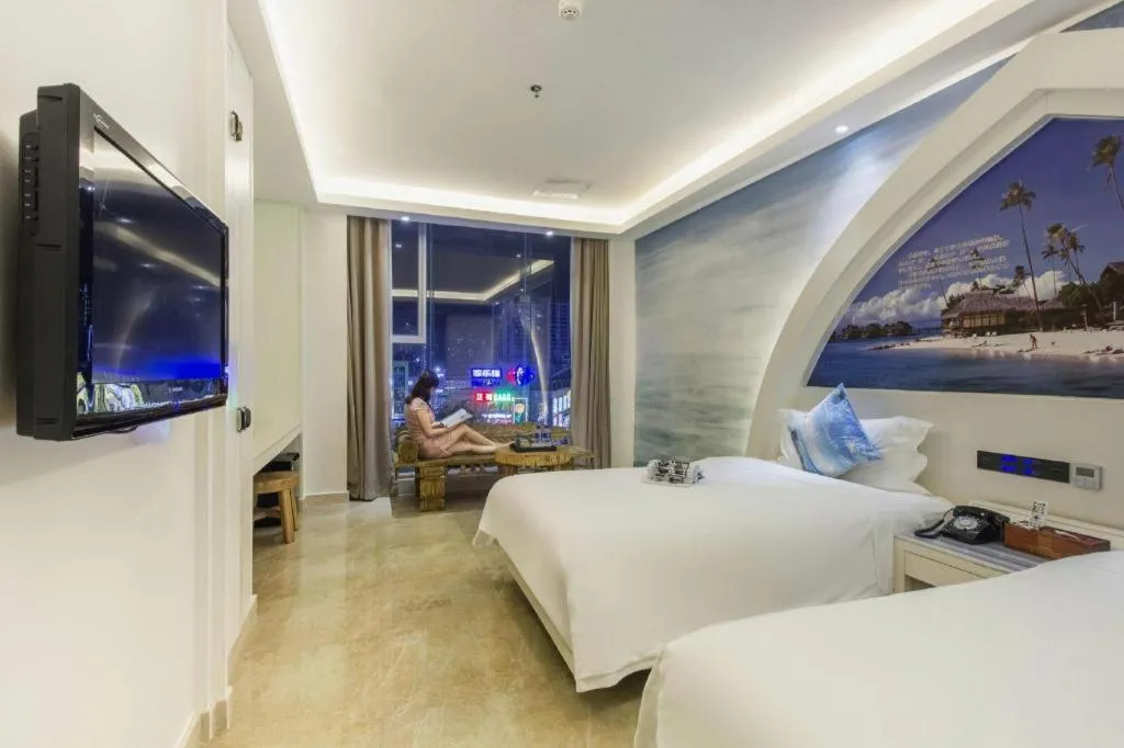 Bed in Huangma Holiday Nanhai Museum Hotel