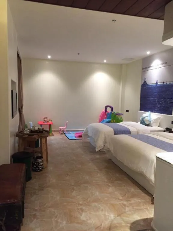 Bed in Huangma Holiday Nanhai Museum Hotel