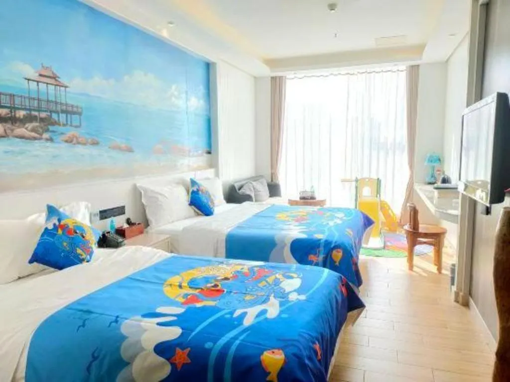 Bed in Huangma Holiday Nanhai Museum Hotel