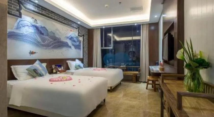 Bed in Huangma Holiday Nanhai Museum Hotel