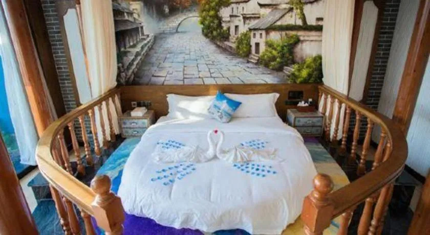Bed in Huangma Holiday Nanhai Museum Hotel