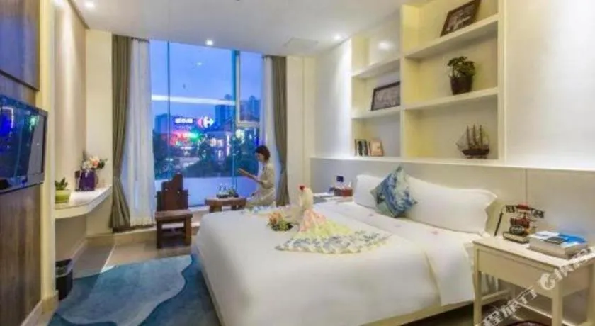 Bed in Huangma Holiday Nanhai Museum Hotel