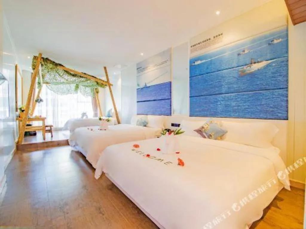 Bed in Huangma Holiday Nanhai Museum Hotel