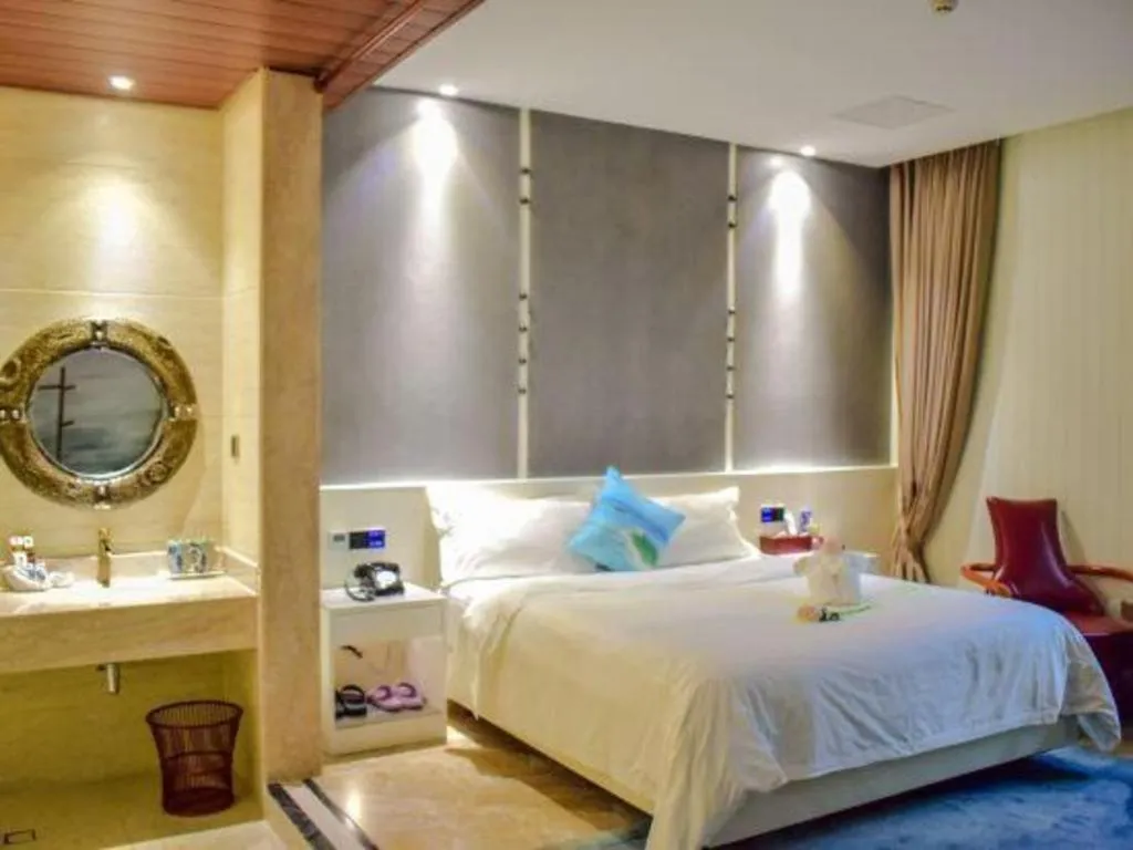 Bed in Huangma Holiday Nanhai Museum Hotel