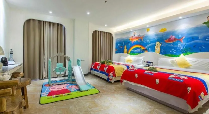 Bed in Huangma Holiday Nanhai Museum Hotel