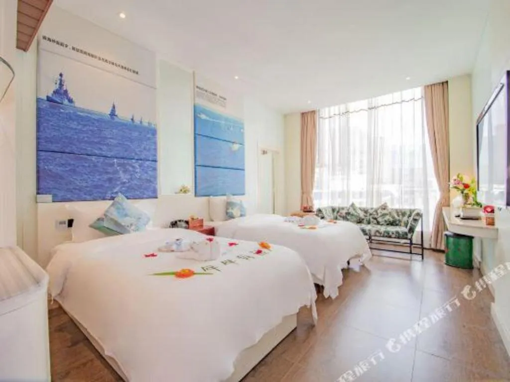 Bed in Huangma Holiday Nanhai Museum Hotel