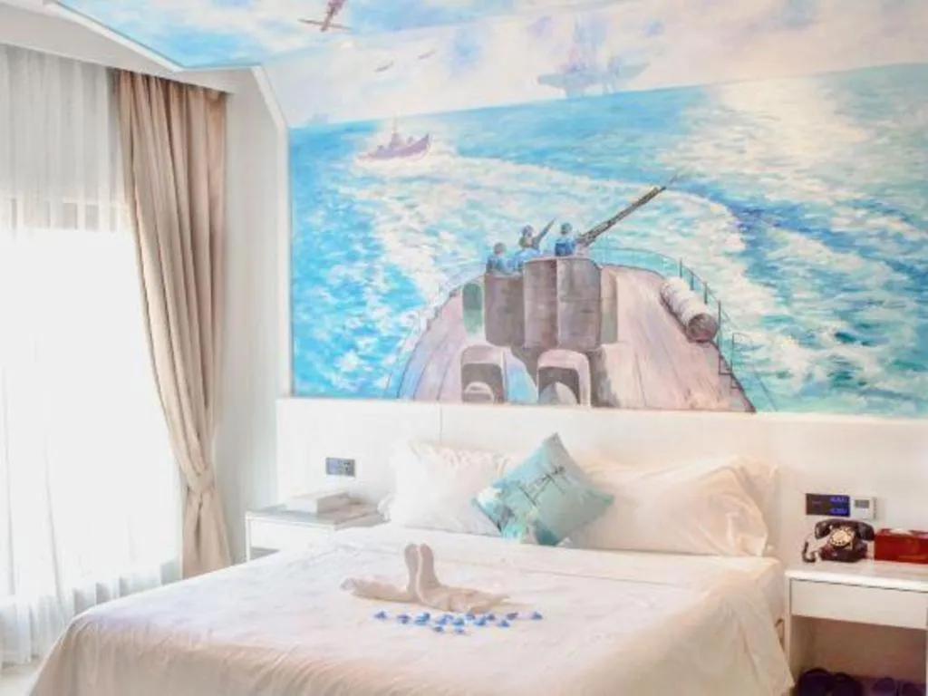 Bed in Huangma Holiday Nanhai Museum Hotel