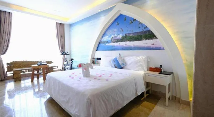 Bed in Huangma Holiday Nanhai Museum Hotel