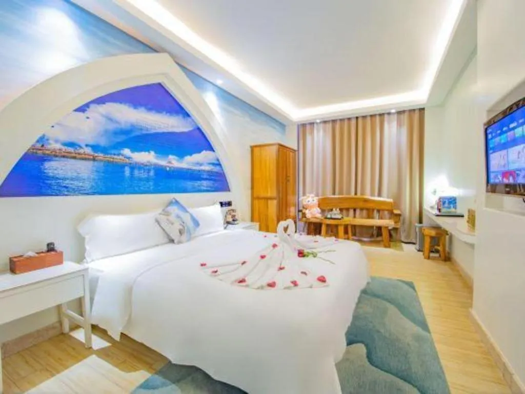 Bed in Huangma Holiday Nanhai Museum Hotel