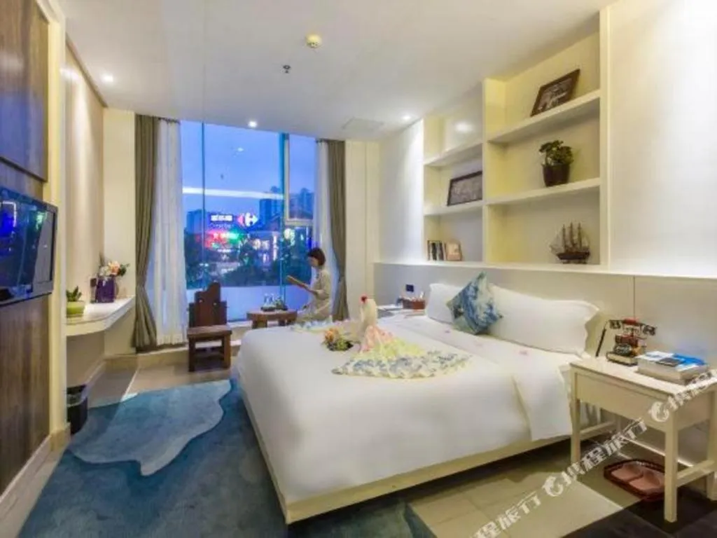 Bed in Huangma Holiday Nanhai Museum Hotel