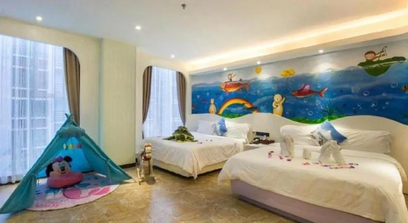 Bed in Huangma Holiday Nanhai Museum Hotel