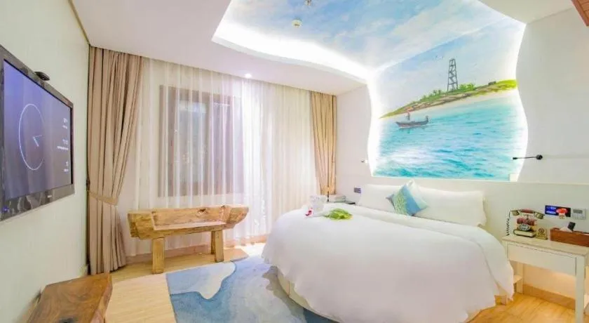 Bed in Huangma Holiday Nanhai Museum Hotel