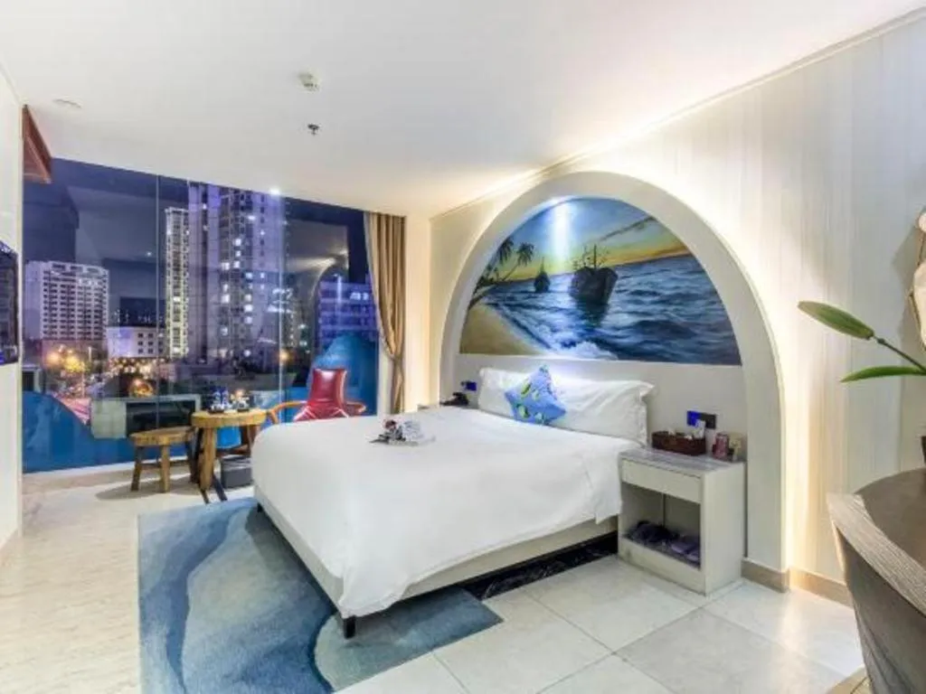 Bed in Huangma Holiday Nanhai Museum Hotel