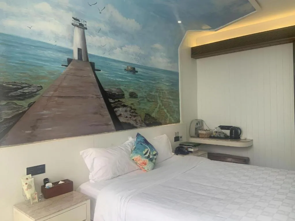 Bed in Huangma Holiday Nanhai Museum Hotel